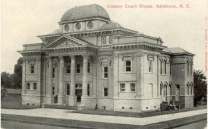 Old Asheboro courthouse